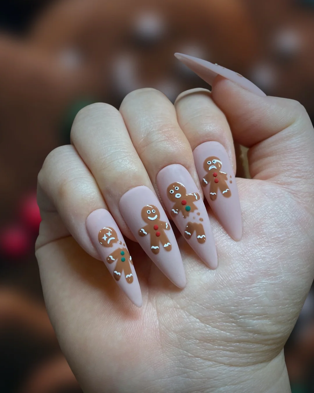 Gingerbread Man Nails