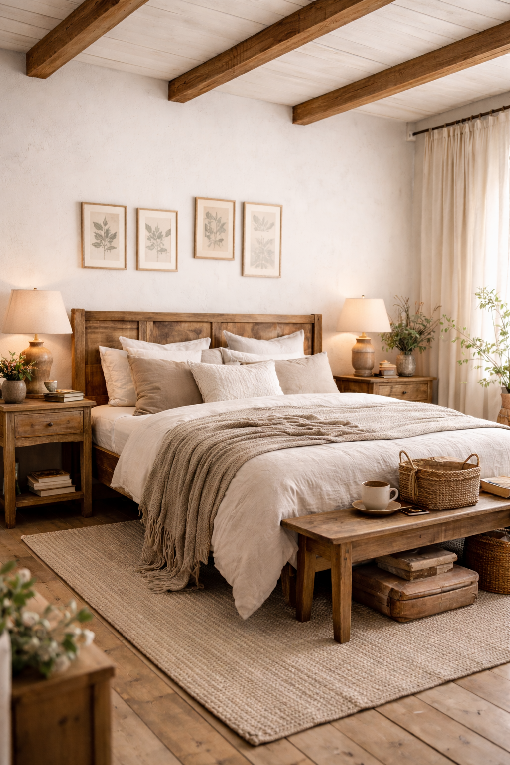20 Earthy Cottage Bedroom Ideas