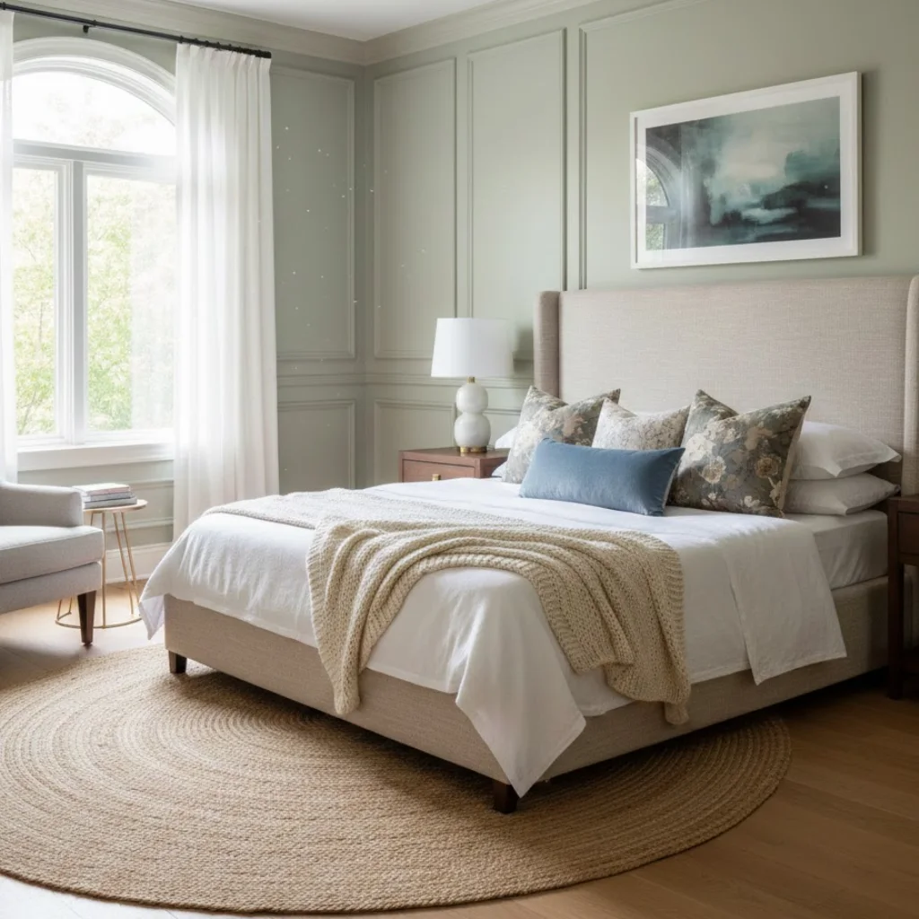 Inspiring wainscoting bedroom ideas adding classic charm and wall texture.