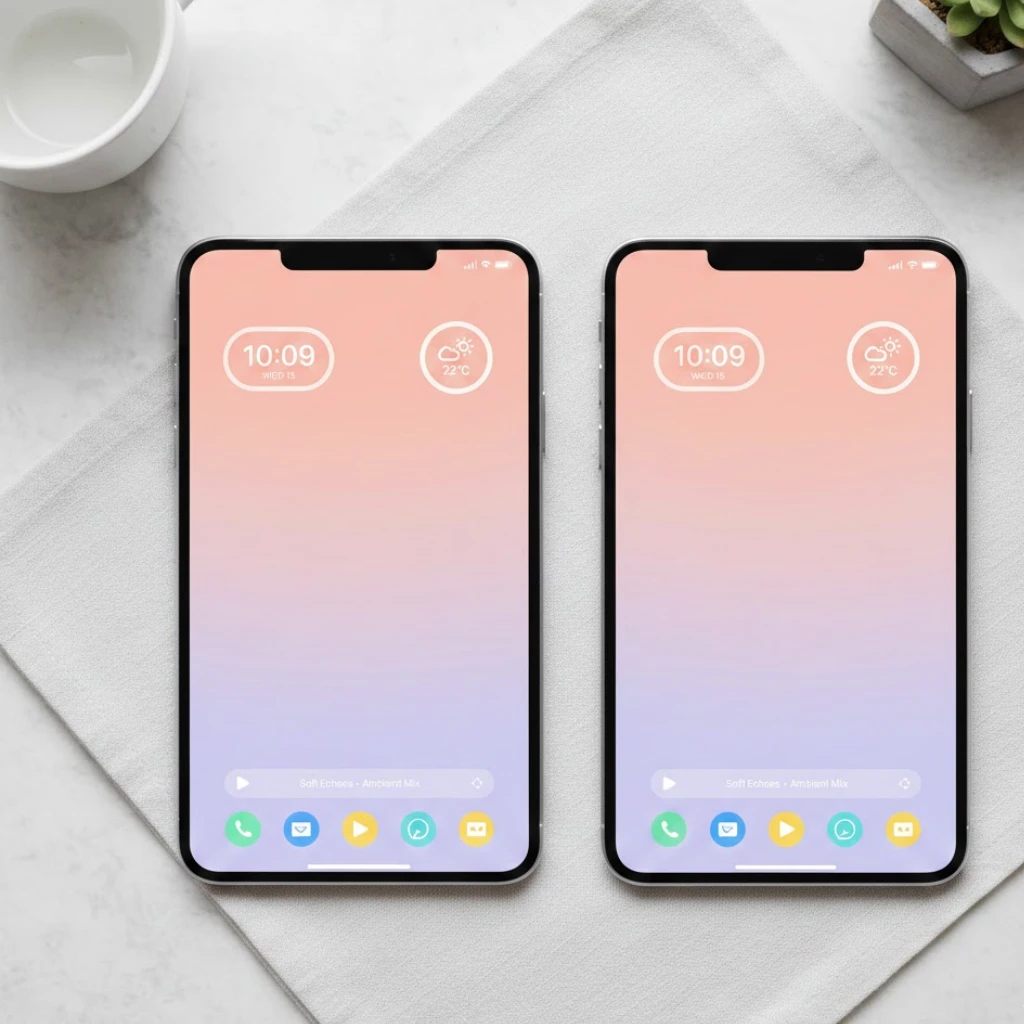 Pink wallpaper ideas phone and pink wallpaper ideas iPad with aesthetic digital design.