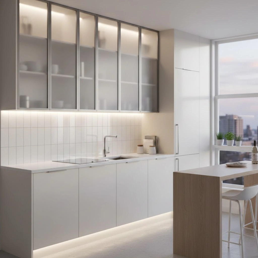 Small kitchen ideas design that maximize space using vertical storage and smart layouts