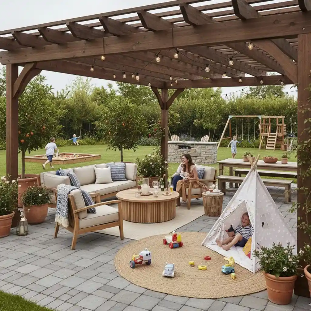 Backyard pergola ideas perfect for family outdoor living