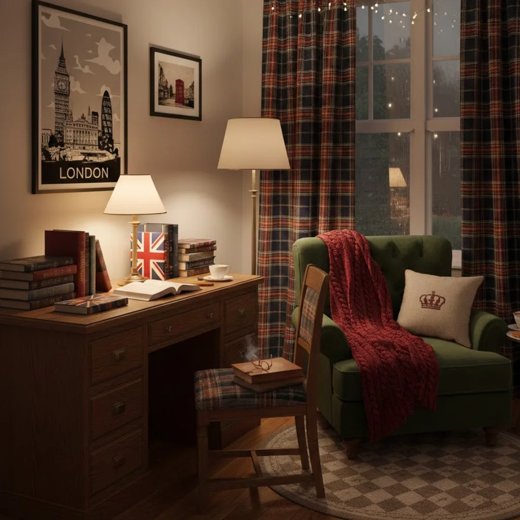 Dorm room inspiration using books as decorative elements