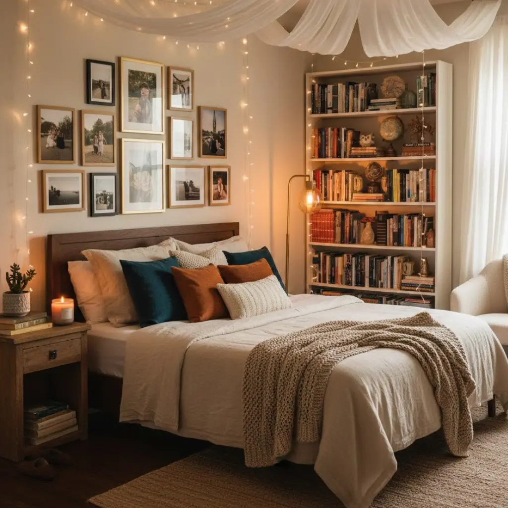 Personalized bedroom decor inspired by cosyfeels cozy room decor & relaxing bedroom ideas.