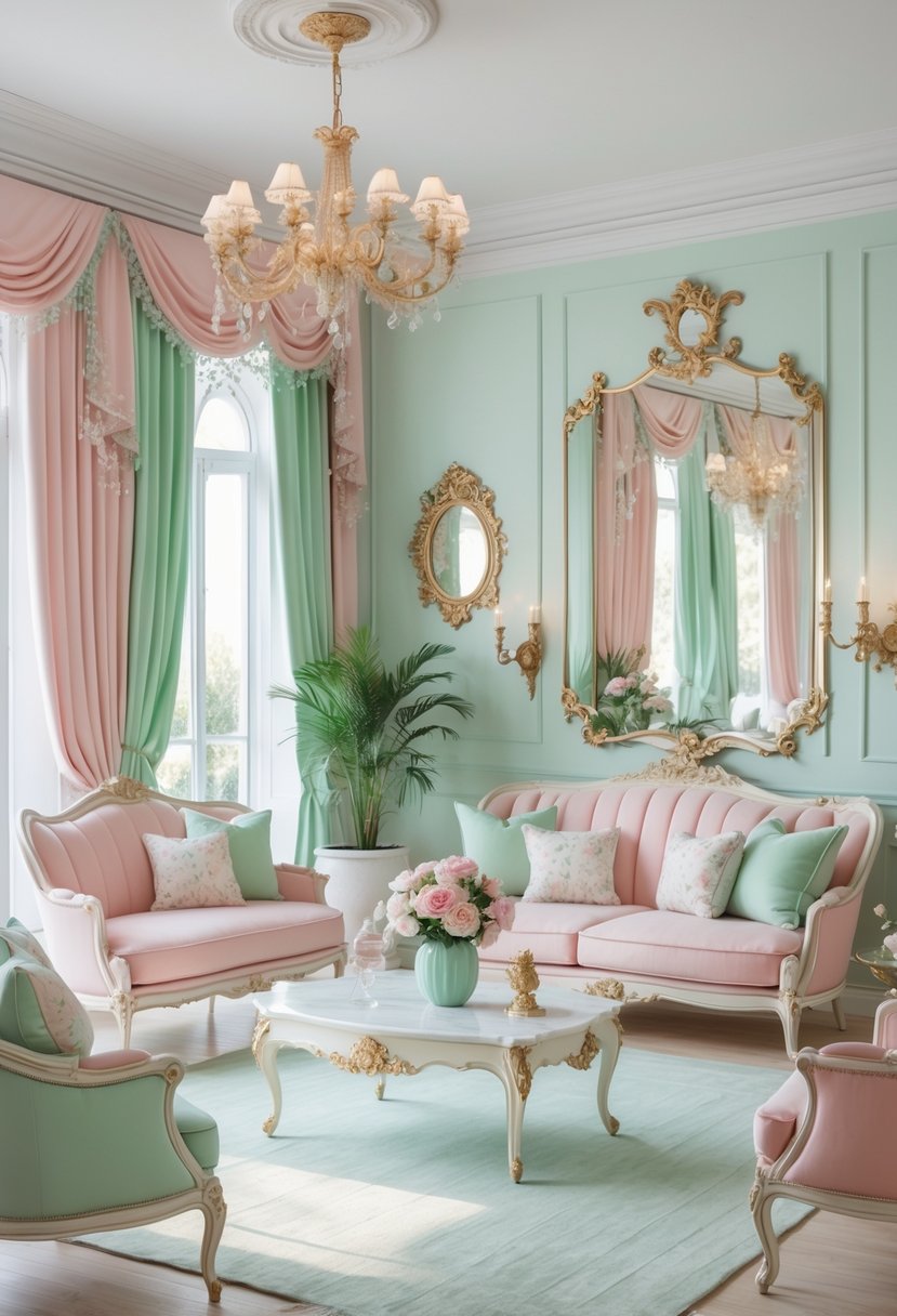 Modern Rococo Living Room Ideas