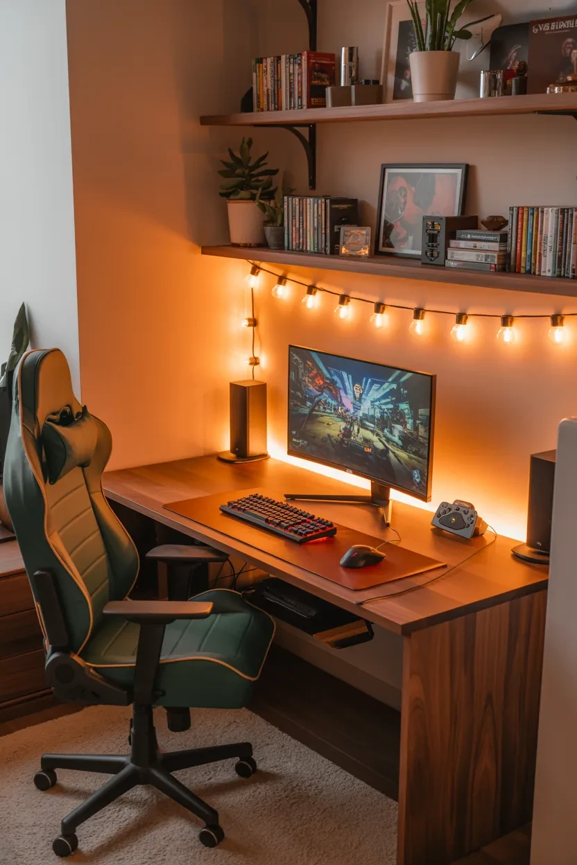 Gaming Desk Design Ideas tailored to personal gaming style for immersive and comfortable setup