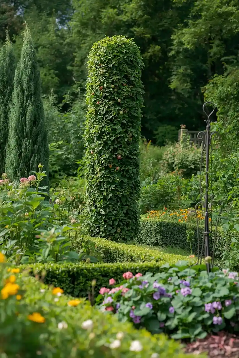 edible landscape small garden design ideas blending fruit trees herbs and vegetables in a beautiful backyard
