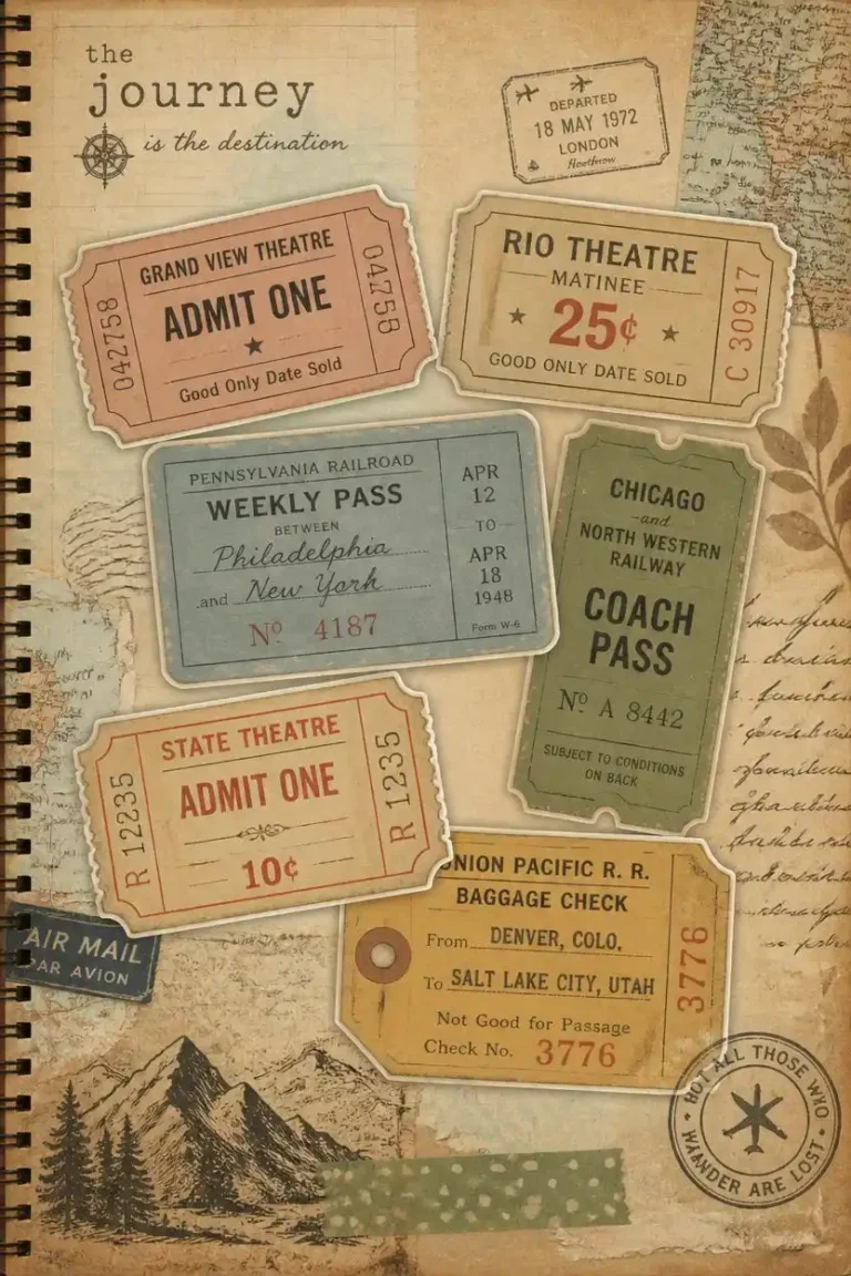 10 Vintage Scrapbook Stickers Ideas That Make Every Page Feel Like a Keepsake