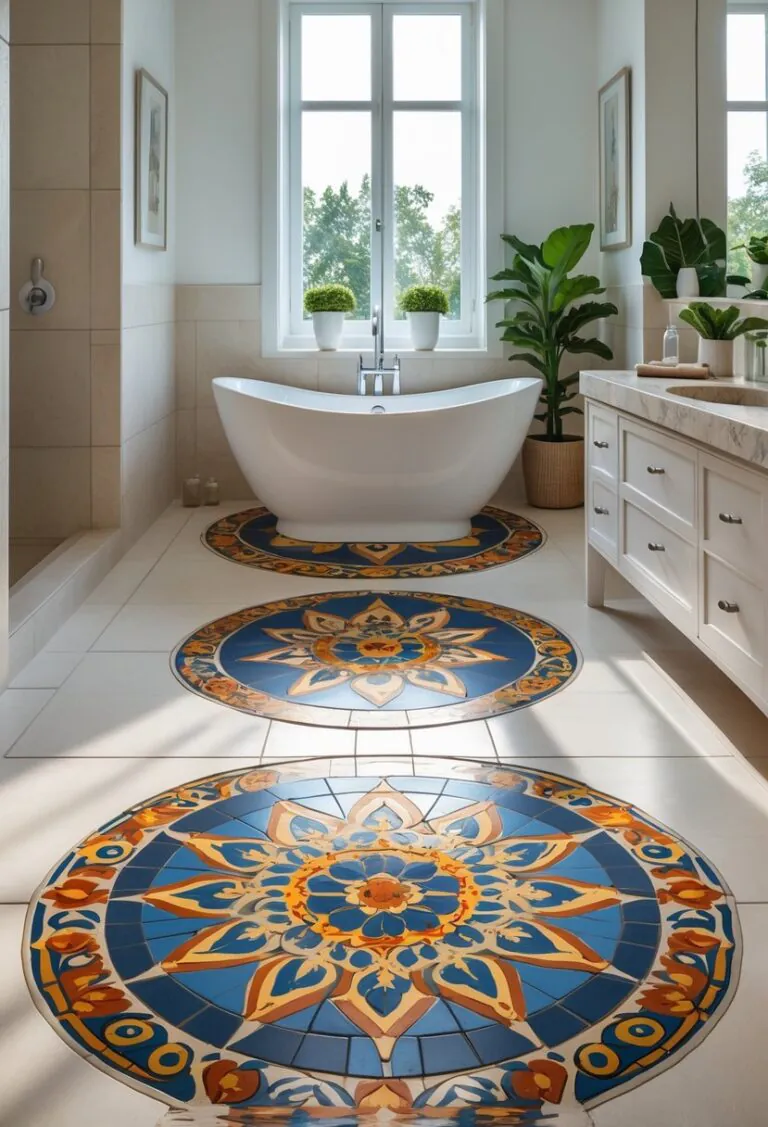 Mediterranean Bathroom Tile Ideas