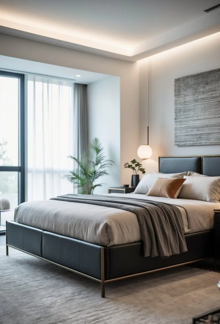 Metal frame bedroom ideas